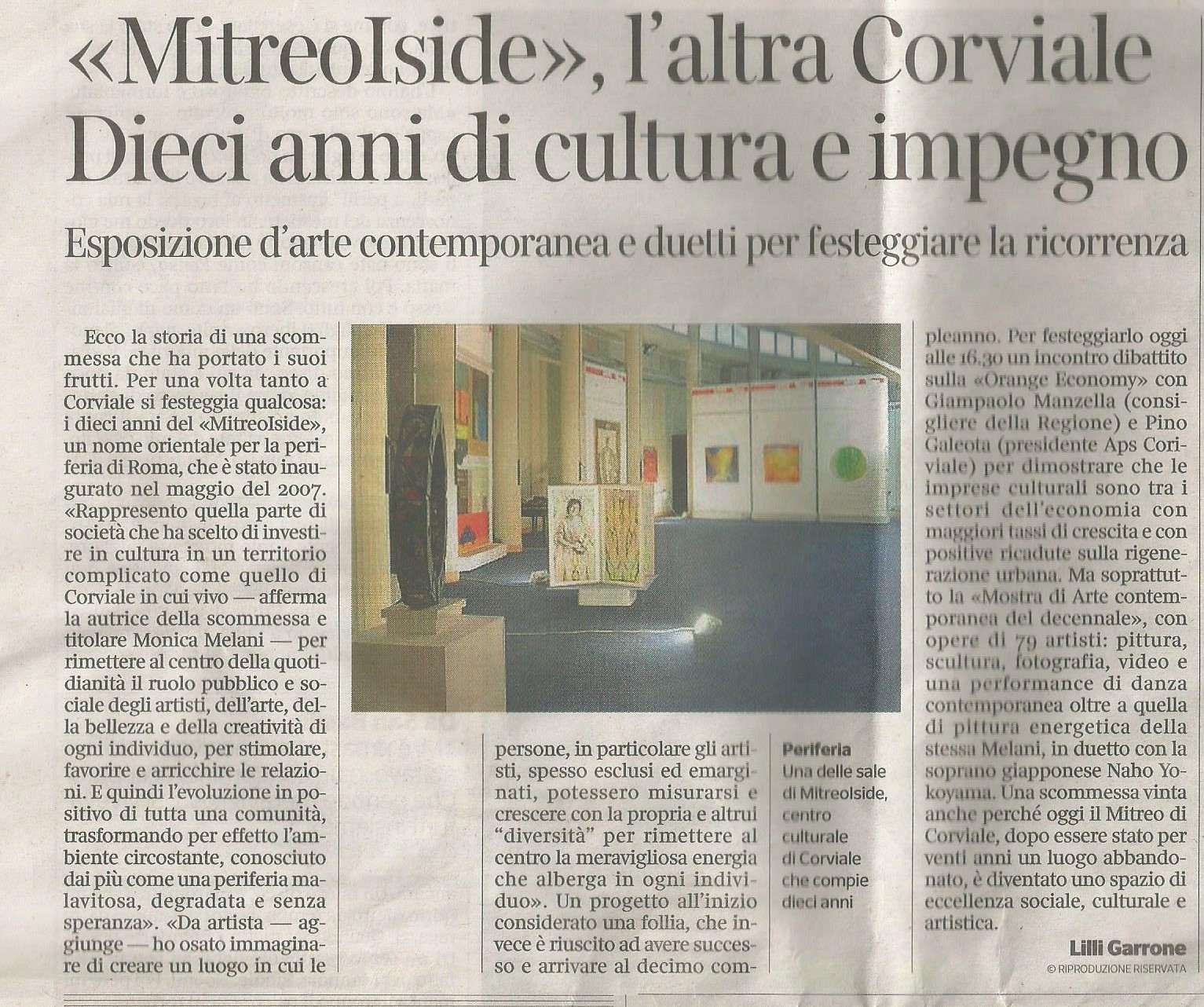 MitreoIside, l'altra Corviale. Dieci anni di cultura e impegno.